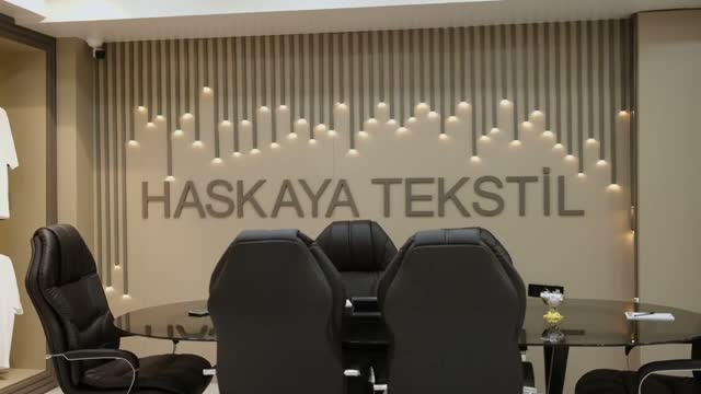 Haskaya Tekstil Gaziantep görüşme salonu