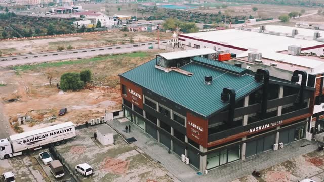 Haskaya Tekstil Gaziantep tesisinin kuşbakışı görünümü